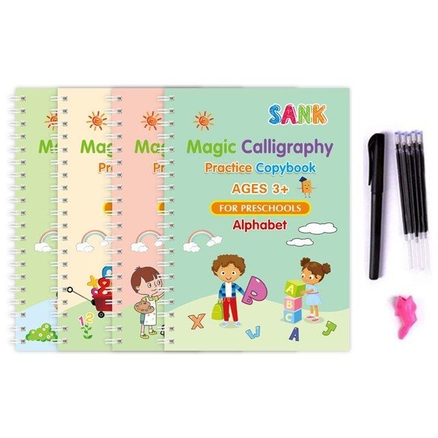 pack of 2 8.5 Inch LCD Writing Tablet + 4pcs/set Sank Magic Book