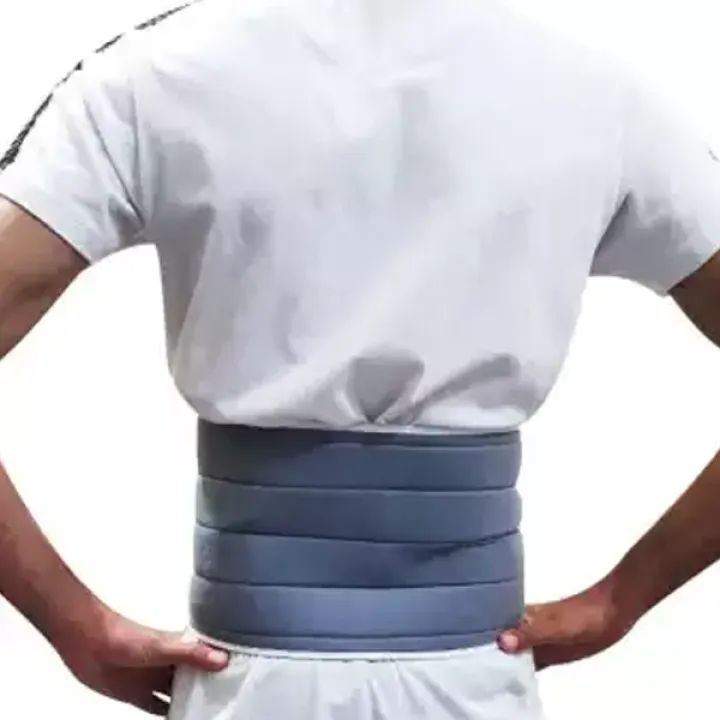 ADJUSTABLE 2 PANEL ABDOMINAL BINDER and lower Back support Belt