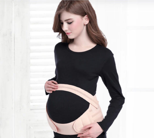 Breathable Abdominal Support Belt for Pregnant Women – Maternity Belt to Support Pregnancy – Summer-Friendly Maternity Belly Band with Honeycomb Design, Waist & Tummy Support