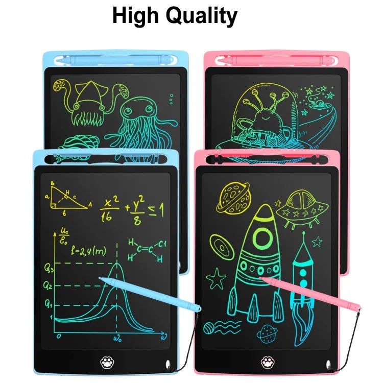 8.5 inch Multicolor Display LCD Drawing Writing Tablet for Kids & Adults with Pen | Eraseable Colorful E-writing pad