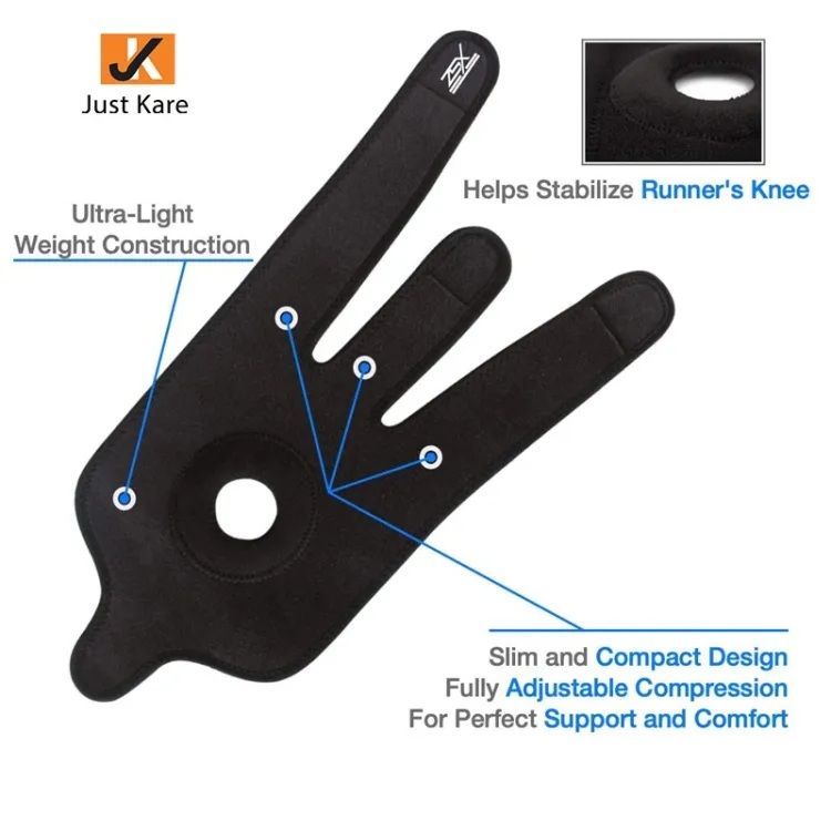 Adjustable Knee Brace Support Open Patella Imported Quality