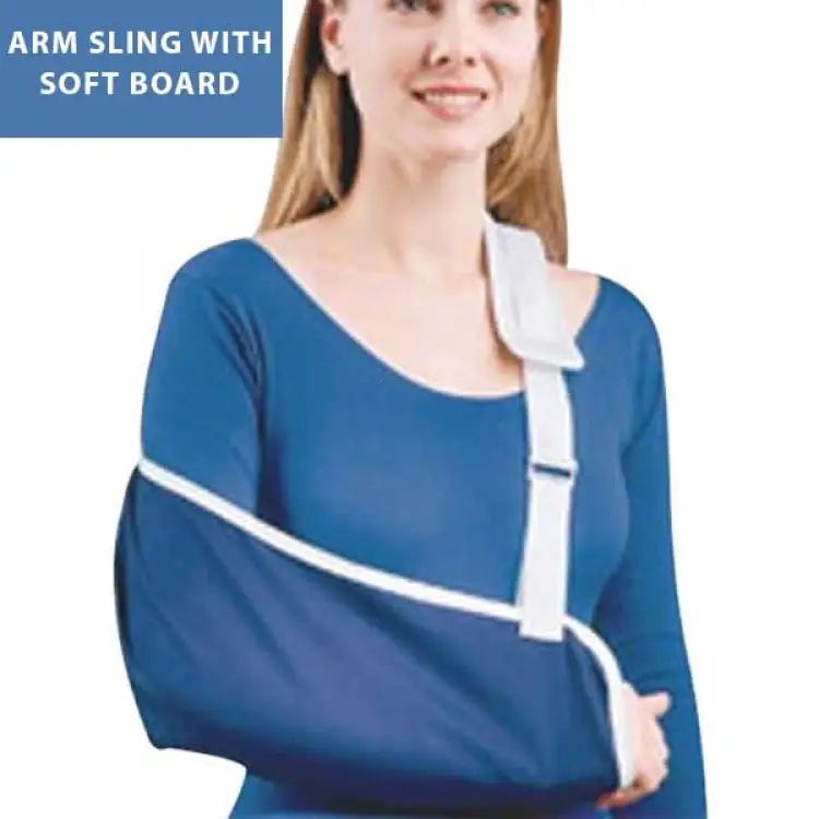 ARM SLING WITH SOFT BROAD COLLAR (TS ORTHO & SURGICAL)