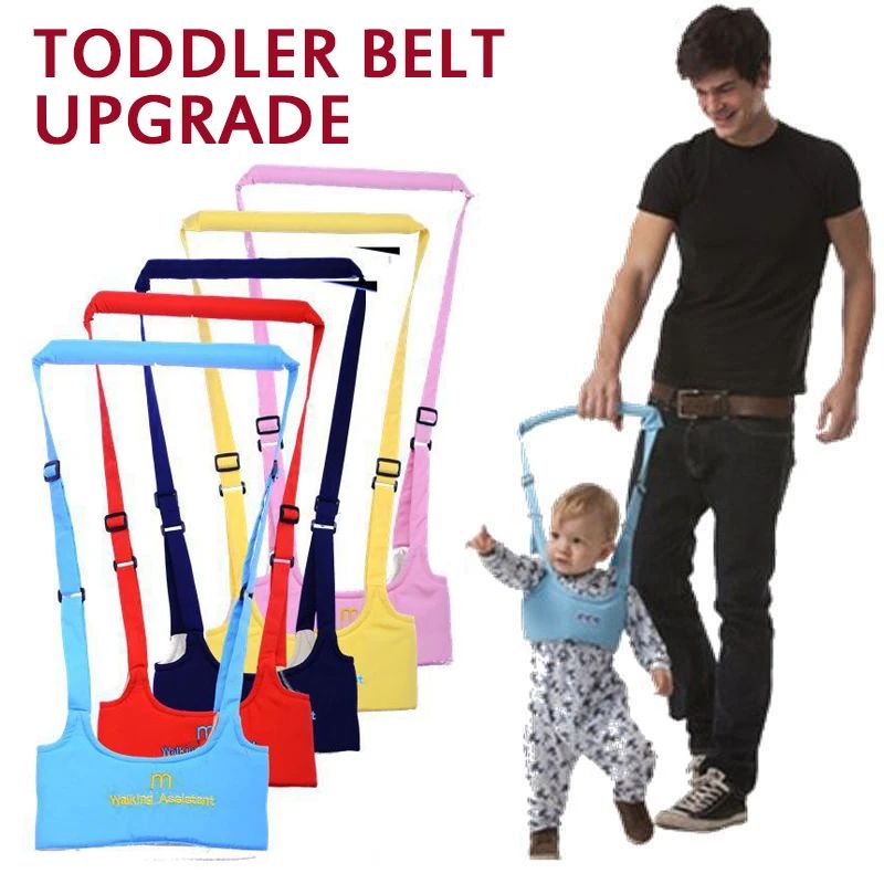 Safe Keeper Baby Harness Sling Boy Girls Toddler Learning Walking Leashes Care Infant Aid Walking Assistant Belt Anti Lost (Multicolor)
