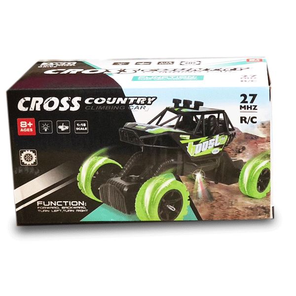 Cross Country Booster RC Car Off Road for kids, - Climbing Drifting Toy, RC Alloy Monster Truck Wireless Remote Control