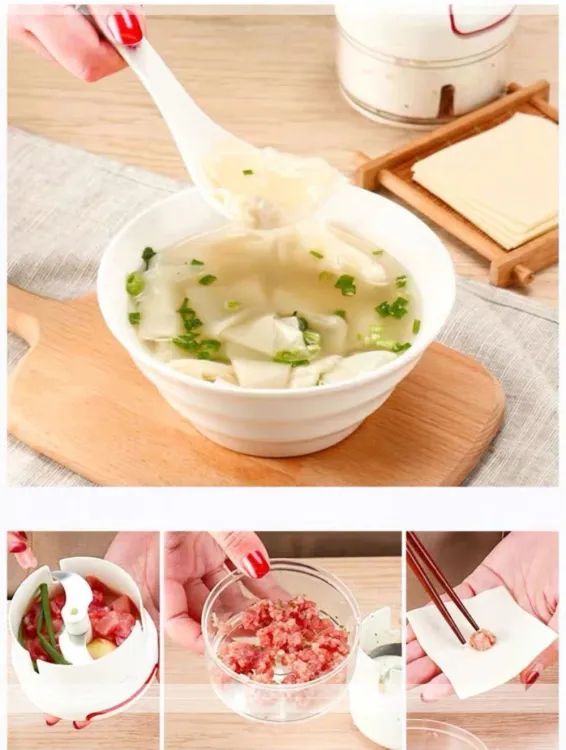 Mini Garlic Chopper Multifunctional Hand Held Food & Vegetable Chopper