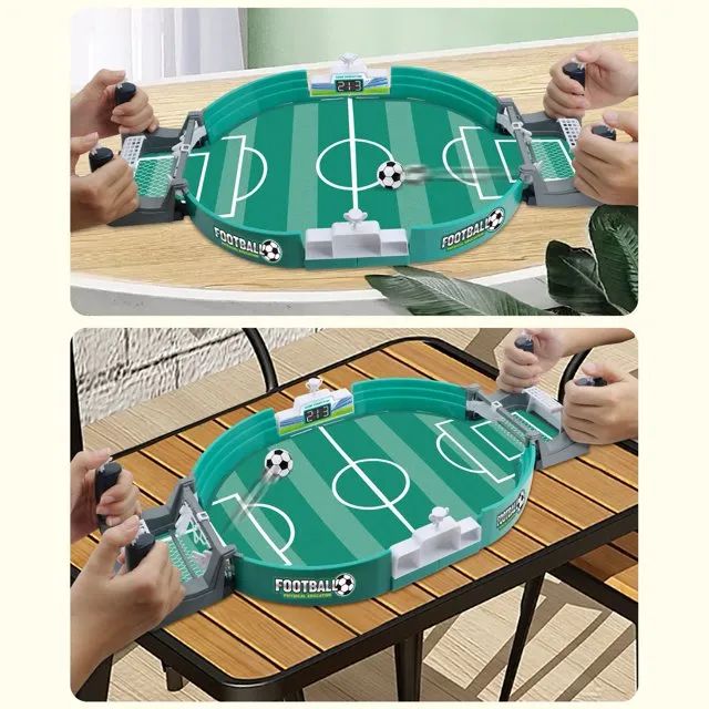 Mini Tabletop Football Game Set Soccer Table Competition Two Player Game Finger Sports Football