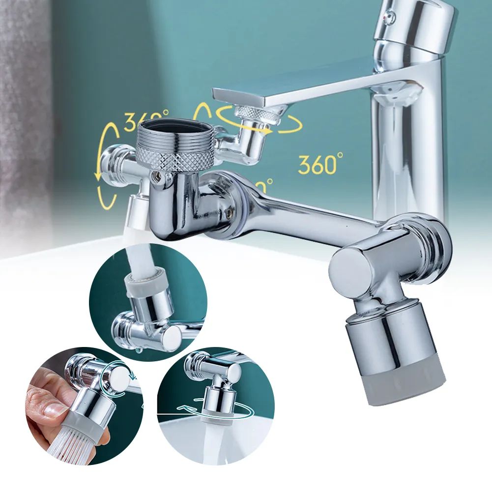 rotatable Faucet Aerator Bathroom Washbasin Tap Splash Filter Kitchen Faucet Extend Faucet Water Saving Bubbler Nozzle