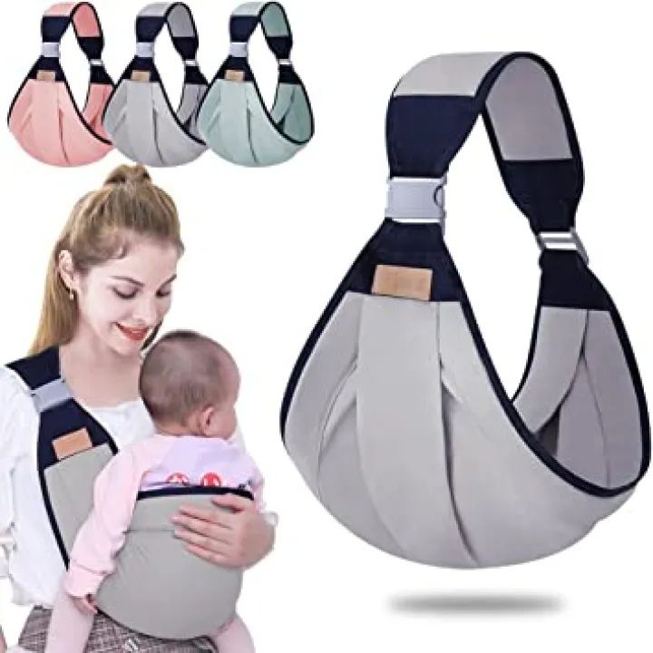 Baby Carrier Belt – Adjustable Baby Carry Sling for Newborns & Toddlers | Ergonomic Breathable Infant Carrier with Hip Seat | Soft Baby Carrier Wrap