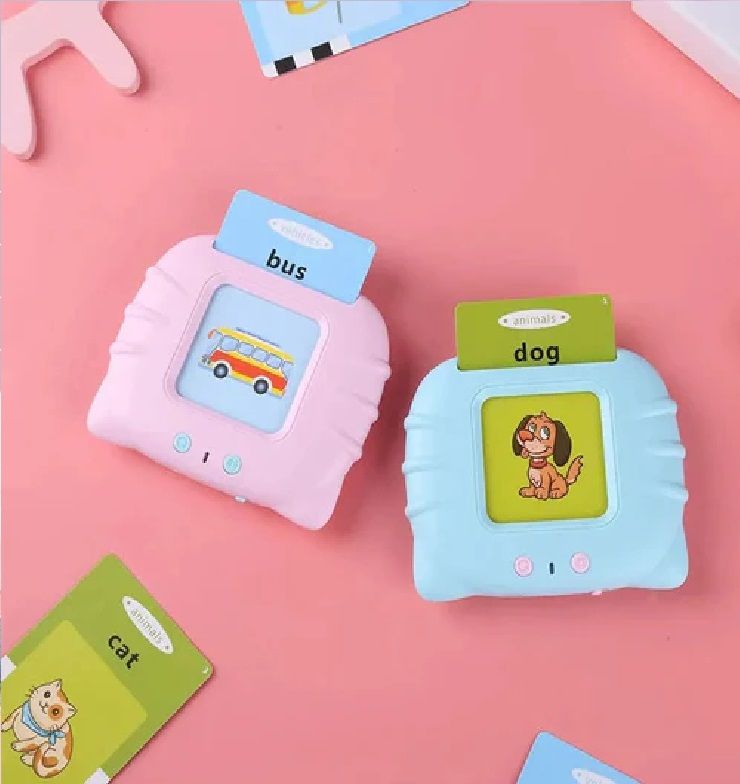 Talking Flash Cards Educational Toy Kids Early Education Talking Flash Cards Spelling Game Gifts for Preschool Kids Boys Girls