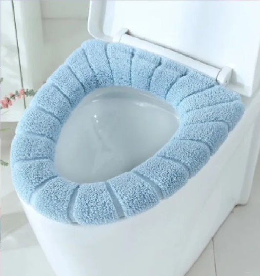 Toilet Seat Cushion Cover Bathroom Toilet Mat Cover Warm Washable Toilet Cover Universal Fit
