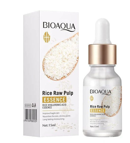 BIOAQUA Hyaluronic Acid and Rice Pulp Serum Hydrating and Brightening Essence 15ml