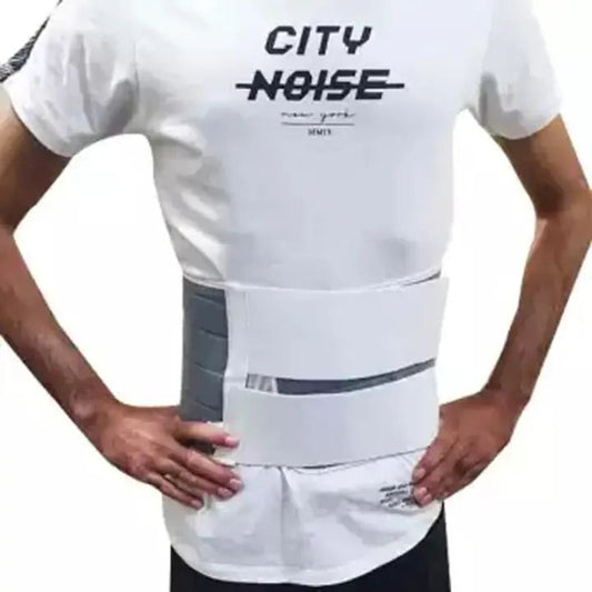 ADJUSTABLE 2 PANEL ABDOMINAL BINDER and lower Back support Belt