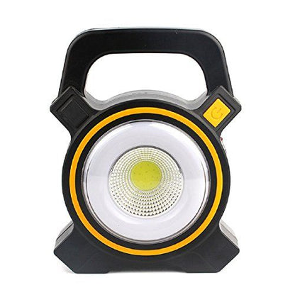 COB Work Solar and USB Charging Emergency Light JY 819A Handheld Camping Torch Lamp with Solar Panel
