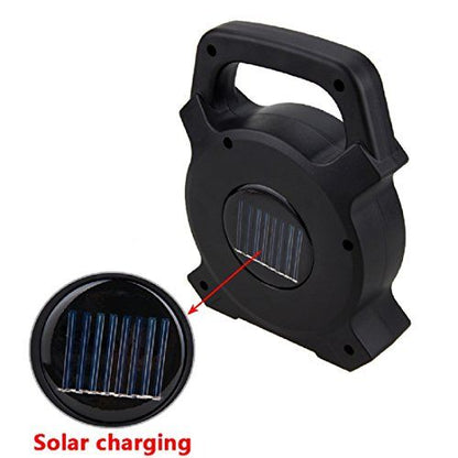 COB Work Solar and USB Charging Emergency Light JY 819A Handheld Camping Torch Lamp with Solar Panel
