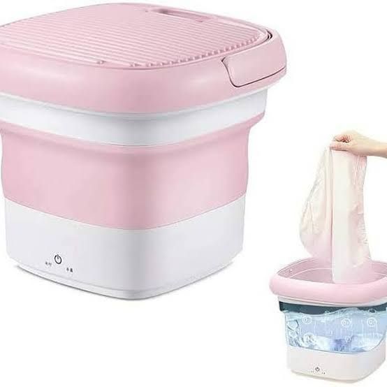 Portable Mini Folding Washing Machine Portable Mini Laundry Machine For Clothes Multi Color