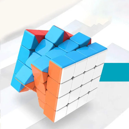 Rubik Cube Stickerless Qiyi Warrior Rubiks Cube Magic Speed Cube Puzzle Toys Rubik's Cube Memory and Responsiveness, Concentration Cube